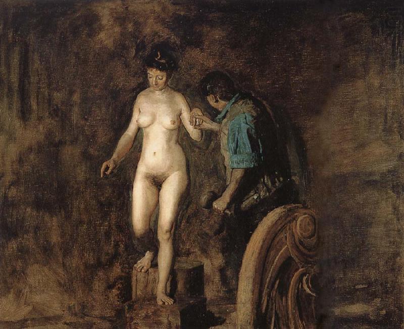 Thomas Eakins William and his Model china oil painting image